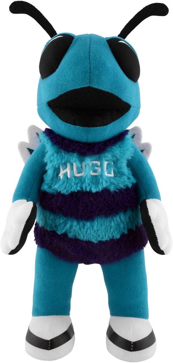 nba 夏洛特黄蜂队 hugo 10 英寸吉祥物毛绒公仔